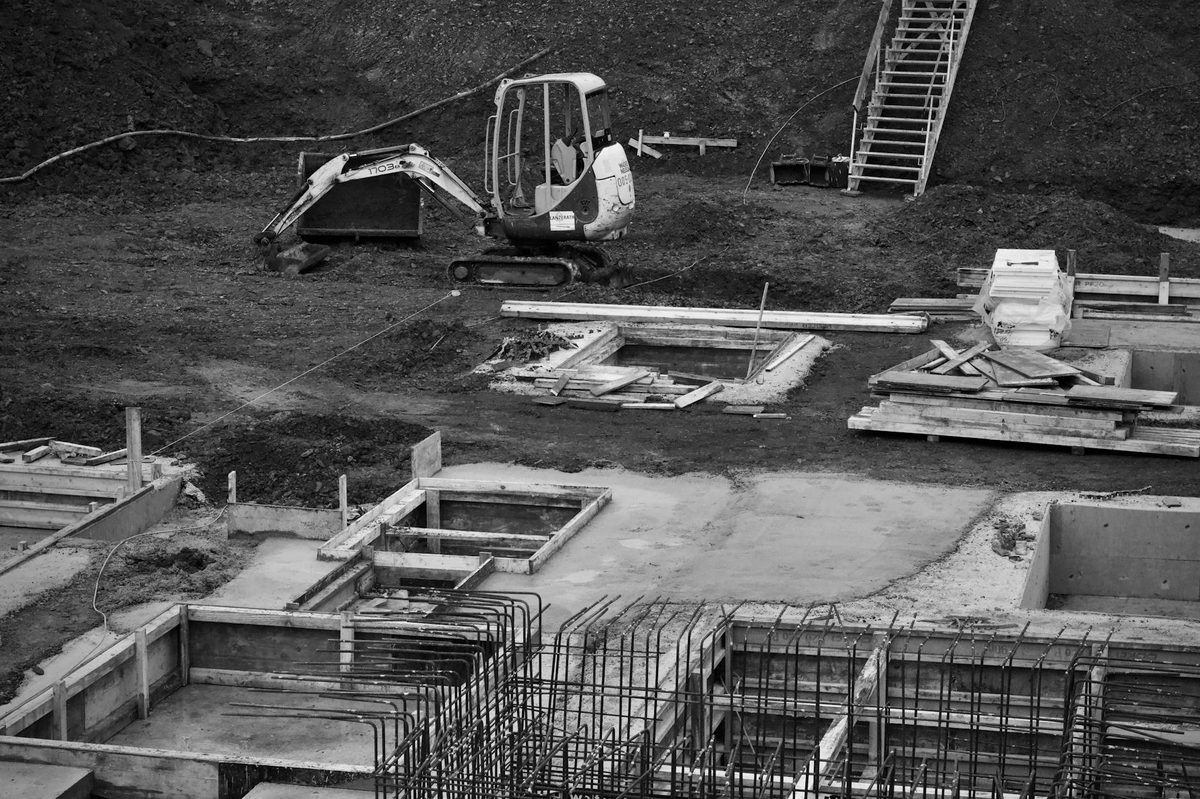 Steel pier installation Wichita